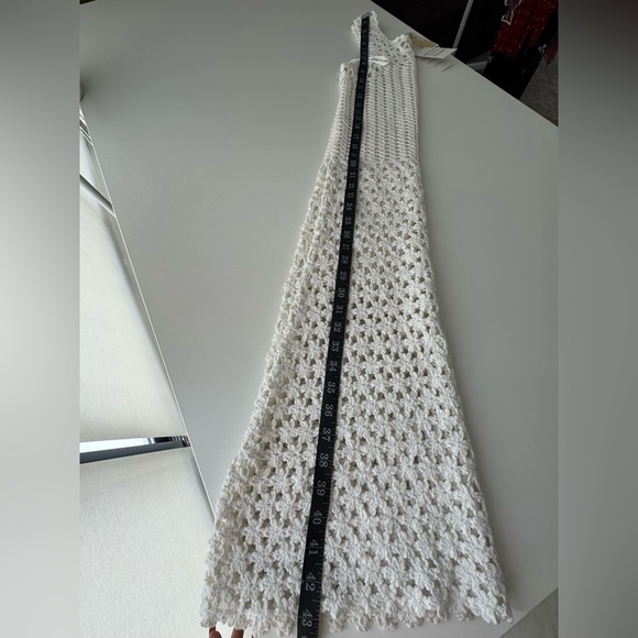 Michael Kors White Crochet Dress Size XXS NWT Removable Liner - Picture 10 of 10